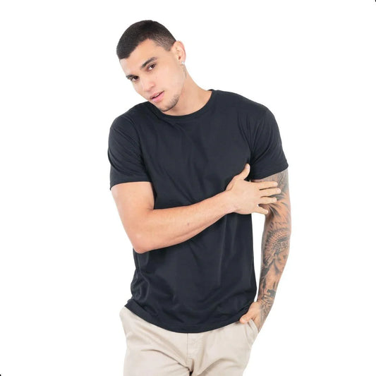 Camiseta Algodão Personalizada Premium Masculina - Studio Silk Flow