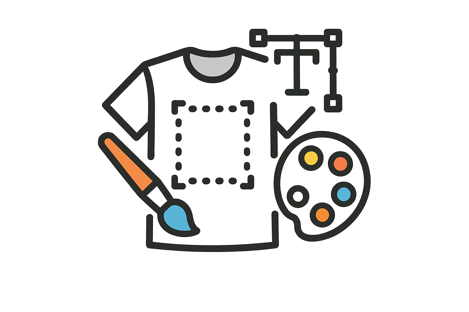 icone de persolizando camiseta