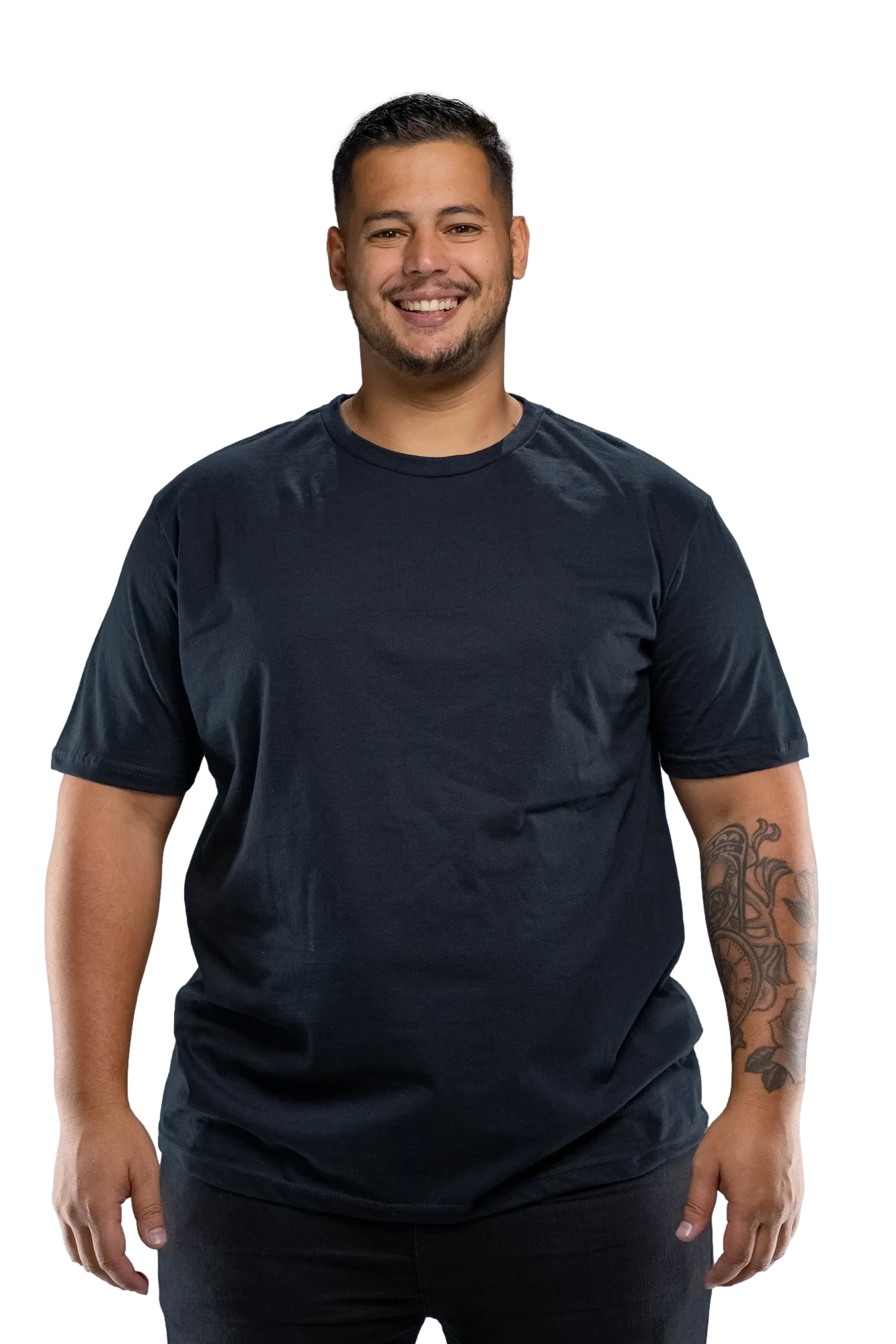 Camiseta Algodão Plus Size Personalizada Premium Masculina