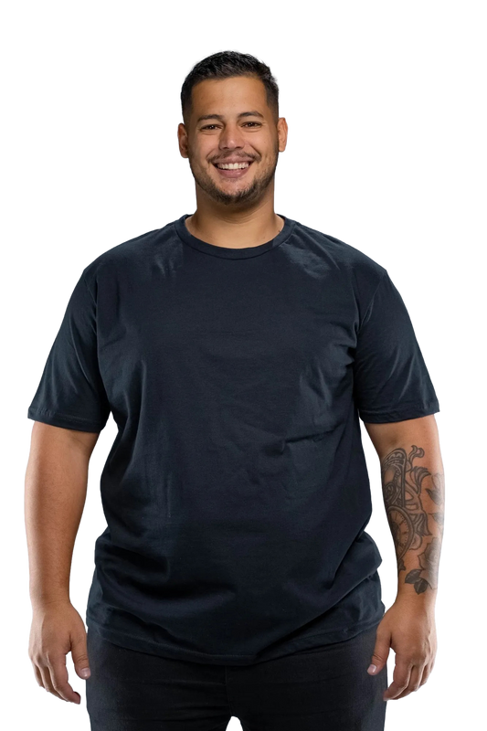 Camiseta Algodão Plus Size Personalizada Premium Masculina