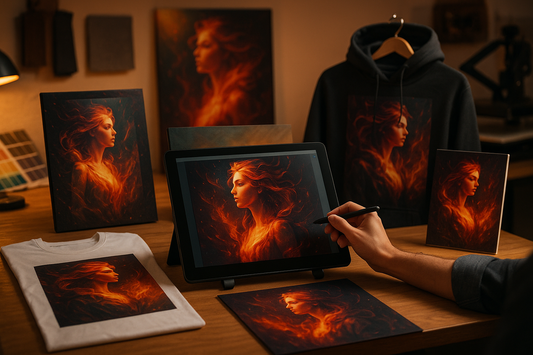 Do Midjourney para o Moletom: O Guia Completo para Estampar sua Arte de IA