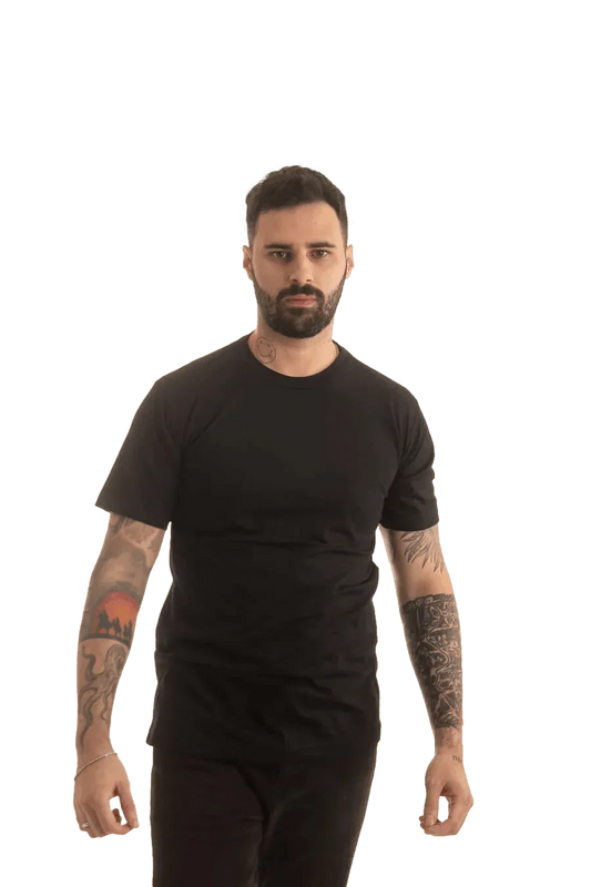 Camiseta Algodão Personalizada Básica Masculina - Studio Silk Flow