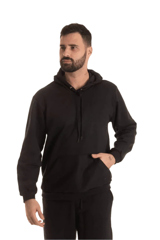 Moletom Canguru Personalizado Unissex Premium - Studio Silk Flow